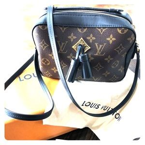 Louis Vuitton Saintonge MNG Noir Satchel Purse